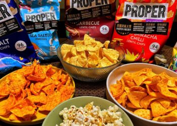 追劇好夥伴~英國與荷蘭銷售冠軍的素食天然零食品牌 Proper 在台灣上市啦！