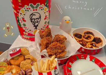 KFC肯德基 聖誕巨大桶 食記｜聖誕趴就靠這一桶!