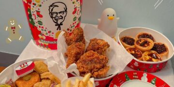 KFC肯德基 聖誕巨大桶 食記|聖誕趴就靠這一桶!