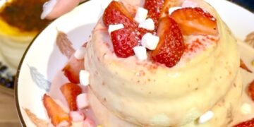 王子神谷日式厚鬆餅 菜單&評價｜滿滿草莓舒芙蕾｜大同區特色美食推薦